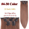 16 Clip in hair extension #4-30